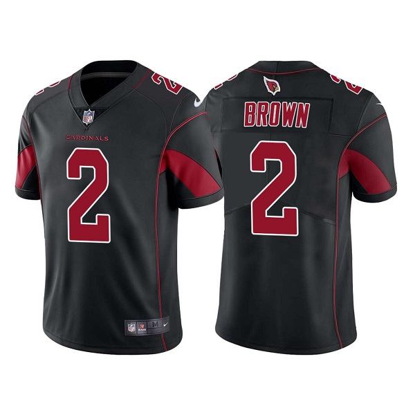 Men's Arizona Cardinals #2 Marquise Brown Black Color Rush Limited Stitched Jersey